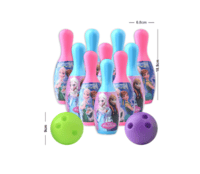 لعبة بولينج للأطفال - تصميم فروزن