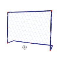 مرمى كرة القدم الكبير بالأزرق للأطفال
