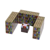 مجموعة مكعبات البناء 19 قطعه