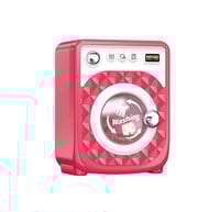 غسالة أطفال لعبة مع سلة تنظيف - 6 قطع