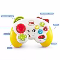 يد تحكم مع ريموت متعدد الأزرار يصدر موسيقى