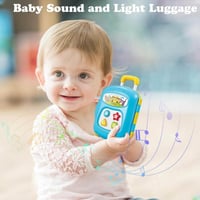 يد تحكم مع حقيبة سفر يصدر موسيقى