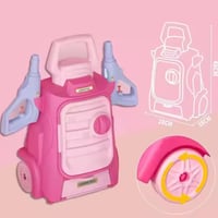 عربة أدوات تنظيف للأطفال 12 قطعة