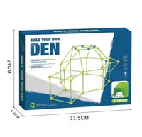 مجموعة بناء القلاع والبيوت للأطفال - 87 قطعة