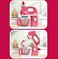 خلاط ألعاب مطبخ للأطفال مع ملحقات