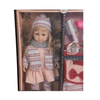 عروسة شاملة مع أدوات تصفيف الشعر