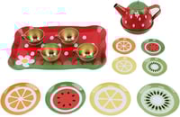 مجموعة أدوات شاي معدنية للأطفال