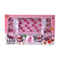 مجموعة أدوات شاي معدنية للأطفال