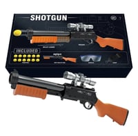 بندقية كرات ناعمة مع نظارة