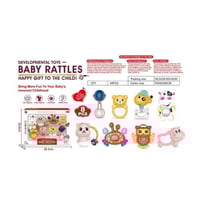 8 خشخيشات بأشكال حيوانات ظريفة