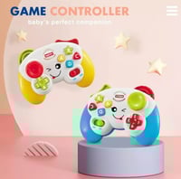 يد تحكم ألعاب موسيقية للأطفال – بتصميم ممتع وأزرار...