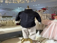 طقم بيربري كحلي ولادي