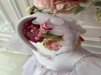 فستان شيفون بلون اللافندر+شنطة وطوق