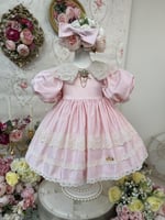 فستان ليدي ديانا + اكسسوار الشعر + جيبون