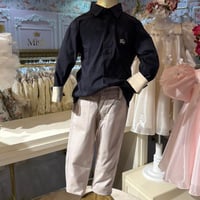 طقم بيربري كحلي ولادي