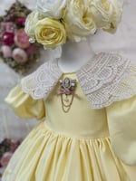 فستان ليدي ديانا + اكسسوار الشعر + جيبون