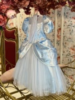 فستان سندريلا+ قلفز وتشوكرز