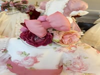 كاندي مشمشي+شنطة واكسسوار الشعر