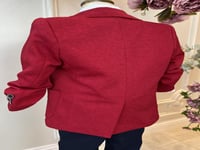 بدلة ولادي كاروهات احمر