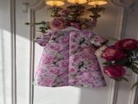 فستان فلورا فيونكة + طوق الشعر