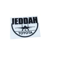 استيكر تويوتا JEDDAH