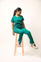 طقم سكراب كامل أخضر