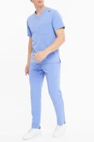 طقم سكراب كامل رجالي سماوي