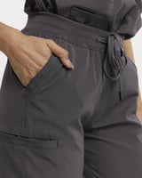 طقم سكراب كامل نسائي رمادي