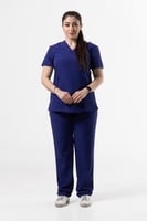 طقم سكراب نسائي كحلي | ملابس طبية