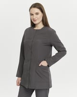 جاكيت سكراب كم طويل رمادي