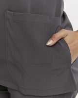 طقم سكراب كامل نسائي رمادي