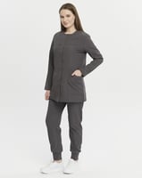 جاكيت سكراب كم طويل رمادي