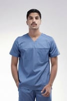 بلوزة سكراب طبي رجالي ماركة لاب ميد®.