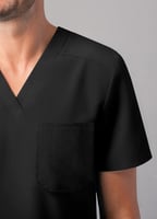 بلوزة سكراب رجالي أسود | ادار