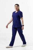 طقم سكراب نسائي كحلي | ملابس طبية