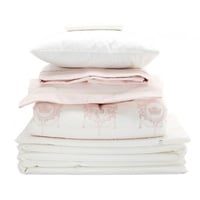 طقم مفارش مواليد رويال - لون وردي