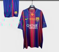 طقم برشلونة الاساسي كلاسيك جامبو 2015