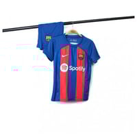 طقم برشلونة الاساسي ولادي 2024