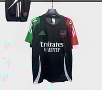 طقم ارسنال التمارين شورت سحاب 2025