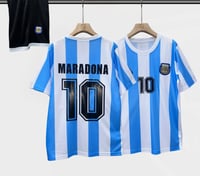 طقم ماردونا - الأرجنتين الاساسي 1986