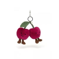 Jellycat Cherry keychain