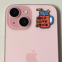 ستيكر معدن عصير مع عباره