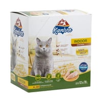 كارتون كانيفا اندور دجاج طعام رطب للقطط الكبيره وا...