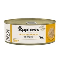 ابلاوز اكل قطط رطب معلب بصدور الدجاج في المرق 70 ج...