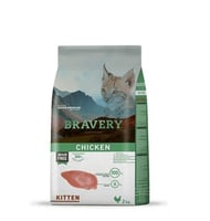 برافري طعام دجاج جاف للقطط الصغيرة