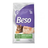 بيسو طعام جاف للقطط البالغة باللحم والدجاج 7 كيلو