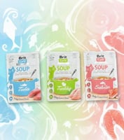 كارتون بريت كير شوربة مكمل غذائي12 ظرف ميكس 3نكهات...