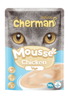 كارتون شيرمان اكل قطط رطب دجاج موس للقطط الصغيرة 7...