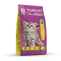 بيورفت اكل قطط جاف بالدجاج والبطاطس للقطط الصغيرة...