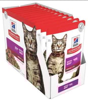 كارتون هيلز طعام رطب للقطط الكبيرة لحم بقري 12ظرف